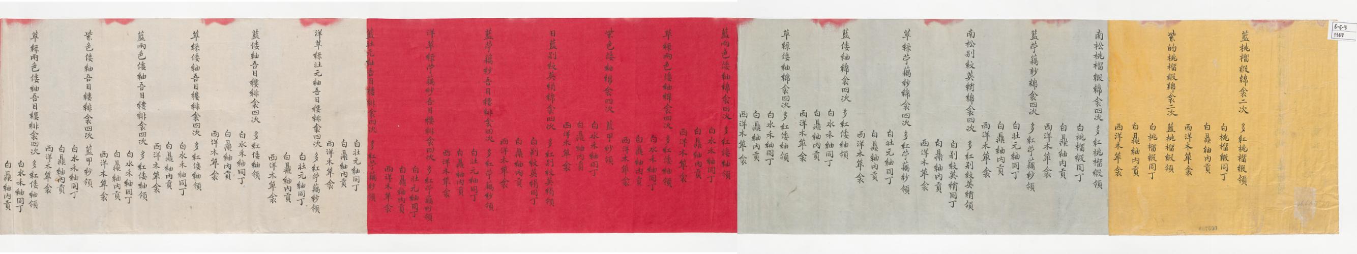 1882년 동궁 가례 시 금, 천의 발기